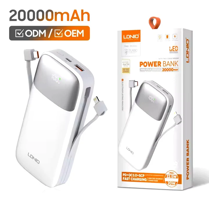 POWER BANK LDNIO PQ20 20000mAH 22.5W  