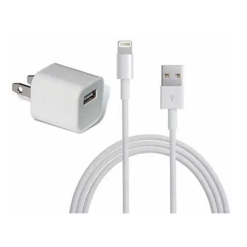 CUBO & CABLE CARGADOR APPLE 5W USB - LIGHTNING
