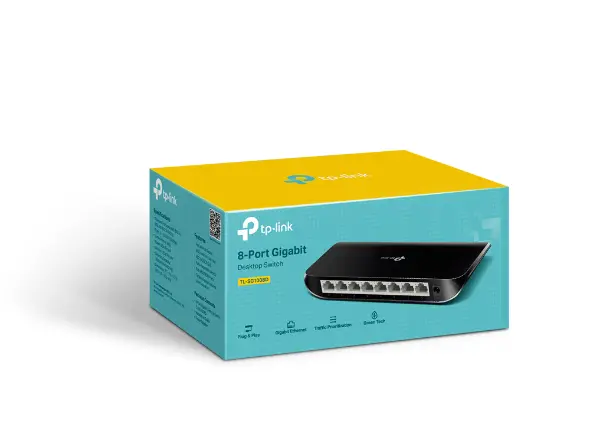 SWITCH TPLINK 8PUERTOS GIGABIT 10/100/1000