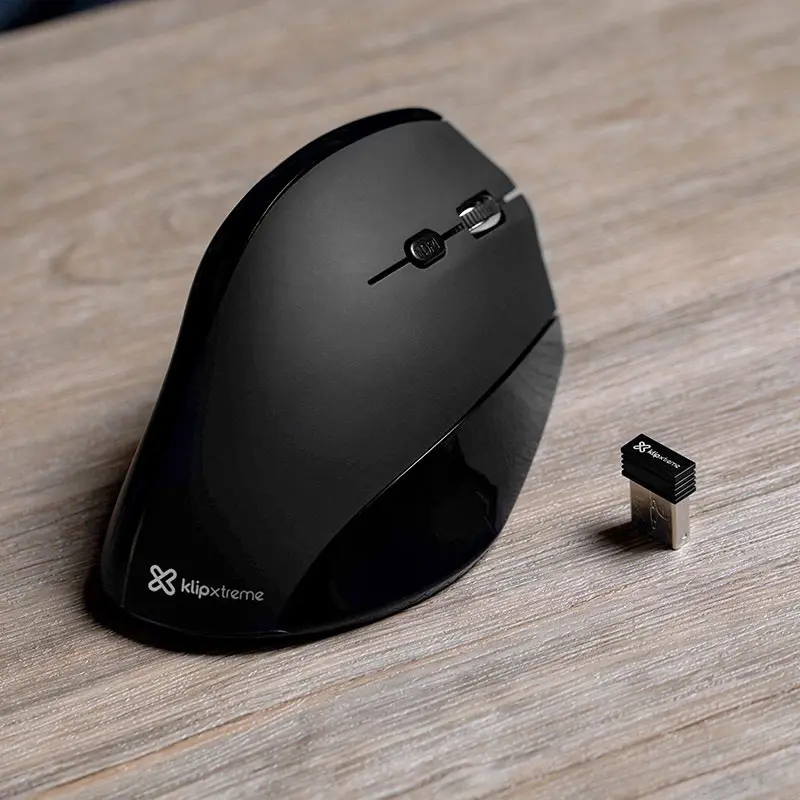 MOUSE KLIP VERTICAL ERGONOMICO INALAMBRICO