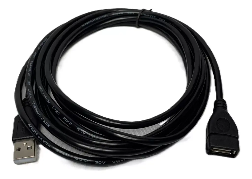 EXTENSION USB ANERA 2.0 MACHO A HEMBRA 5MTS