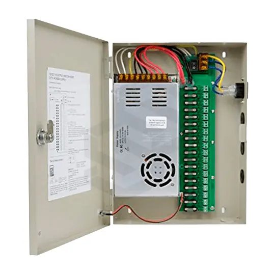 FUENTE REGULADA PARA 18CH 110V / 12VDC  20AMP