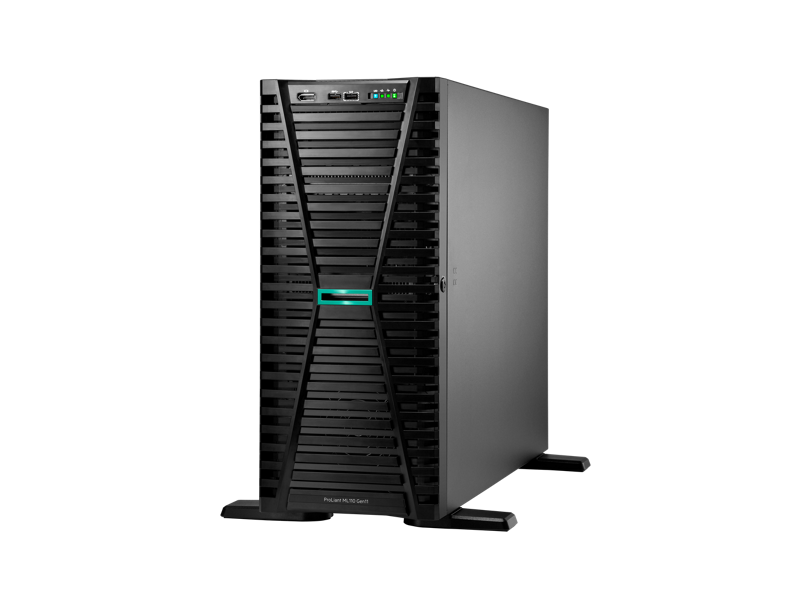 HP Server ProLiant ML110 Gen11 3408U 1.8 GHz 8 núcleos 1P 16 GB‑R VROC 4 LFF 4 TB fuente redundante de 500 W