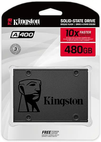 DISCO SSD KINGSTON 480GB A400 SATA 3 2.5"