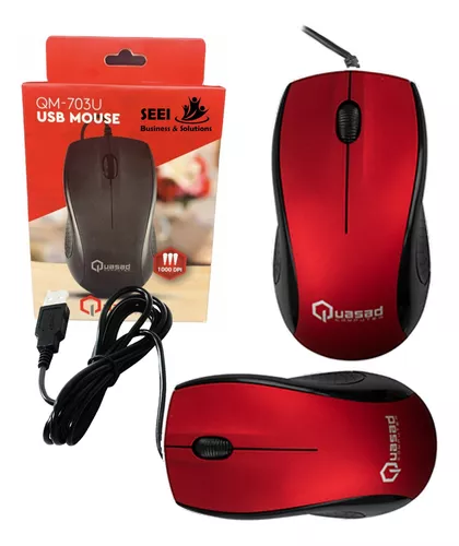 MOUSE QUASAD ALAMBRICO 1.5M