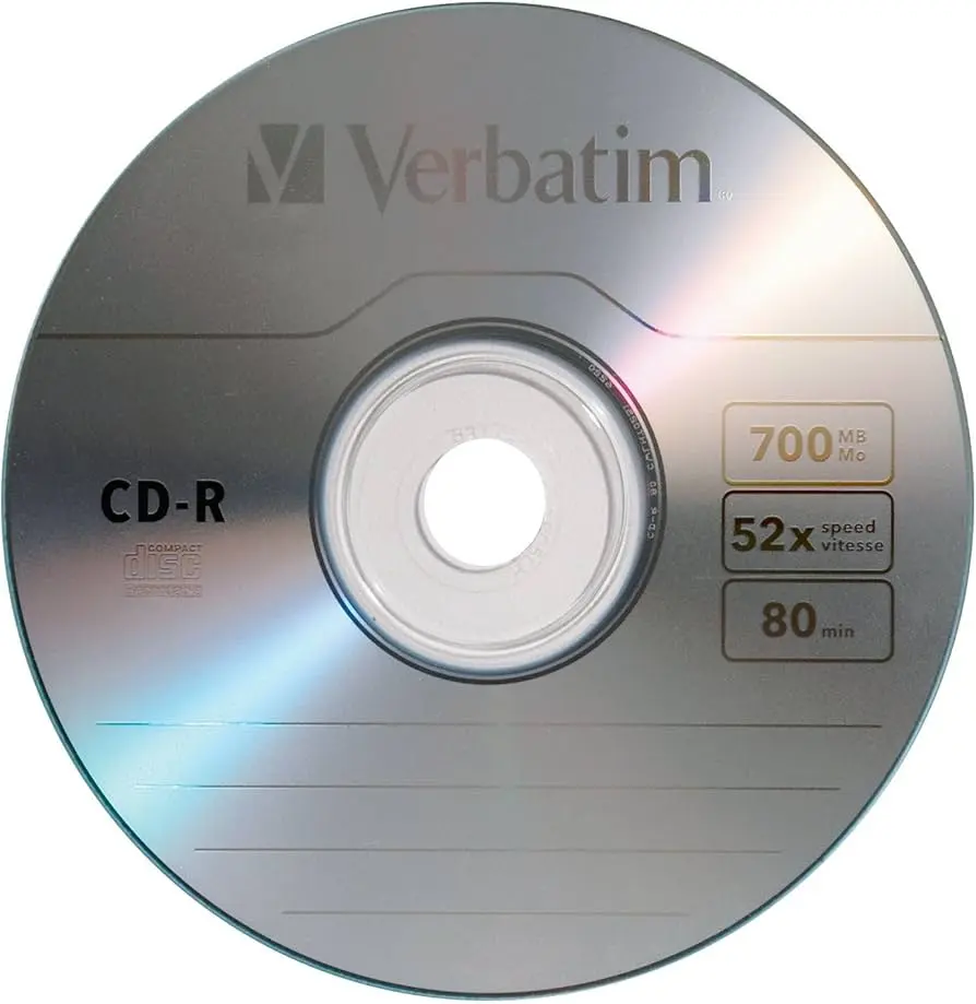 CD-R 700 MB VERBATIM 48X SOBRE MICA