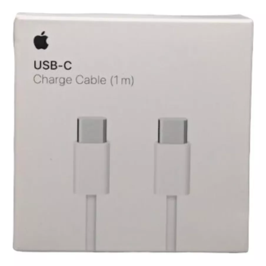 CABLE CARGADOR APPLE USB-C - USB-C 1M