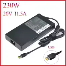 CARGADOR LENOVO 20V 11.5A 230W PLUG RECTANGULAR