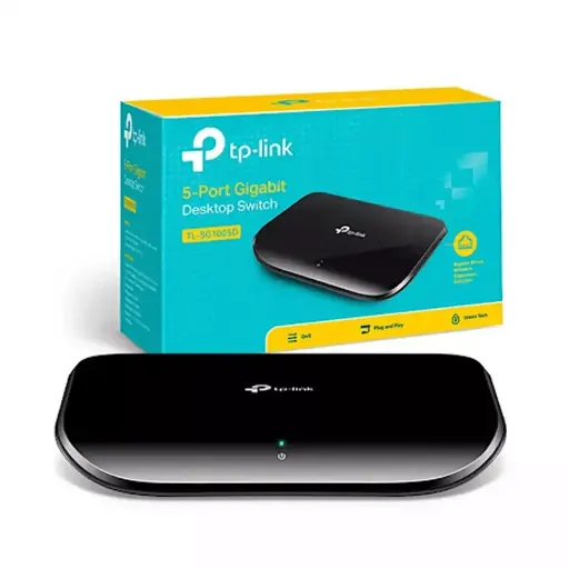 [TL-SG1005D] SWITCH TPLINK 5PUERTOS GIGABIT 10/100/1000 