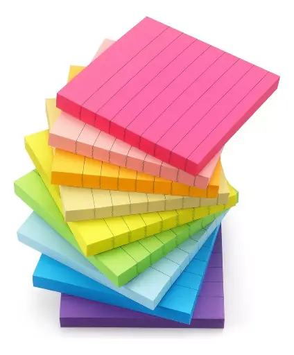 NOTAS ADHESIVAS LINE DESK 75mm X 100mm PQT X 100HOJAS