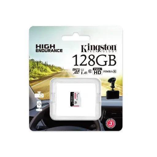 MICRO SD KINGSTON 128GB ENDURANCE 95R/45W C10