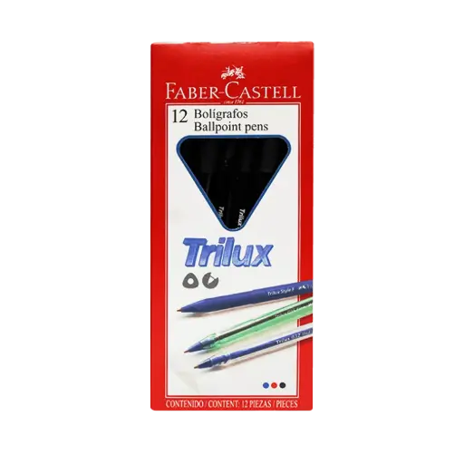 BOLIGRAFO FABER CASTELL PUNTA FINA CJA X 12UND