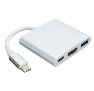 [AOWEIXUN] ADAPTADOR TIPO-C A USB 3.0 HD HDMI PD