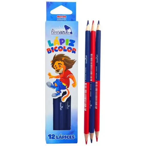 [43122] LAPIZ BICOLOR LINEAZUL