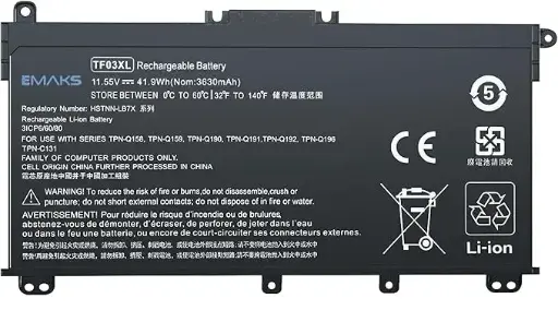 [TF03XL] BATERIA HP 11.55V - 41.9WH 