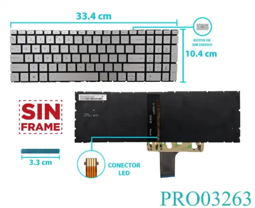 [PRO03263] TECLADO HP PAVILION 15EG-EH