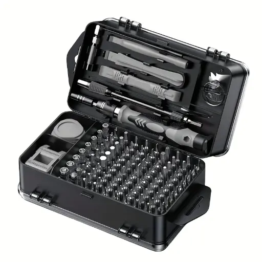 KIT HERRAMIENTAS PARA REPARACION DE PORTATILES Y CELULARES 110PZ