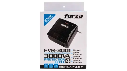 [FVR-3001] REGULADOR DE VOLTAJE FORZA 3000VA