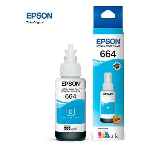TINTA CYAN EPSON T664220 70ML