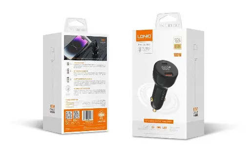 CARGADOR VEHICULAR LDNIO C101 SUPER CHARGING 100W 2P  