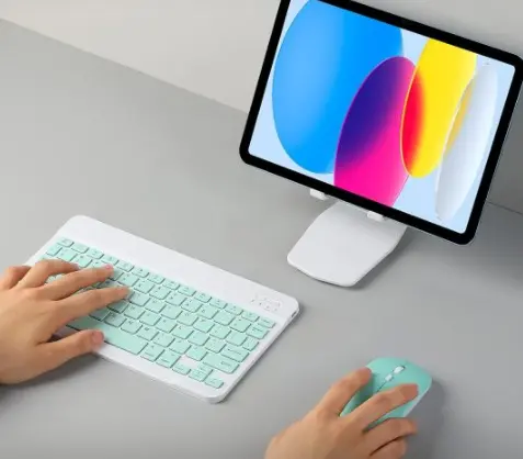 [AN-030] TECLADO & MOUSE INALAMBRICO RECARGABLE COLORES
